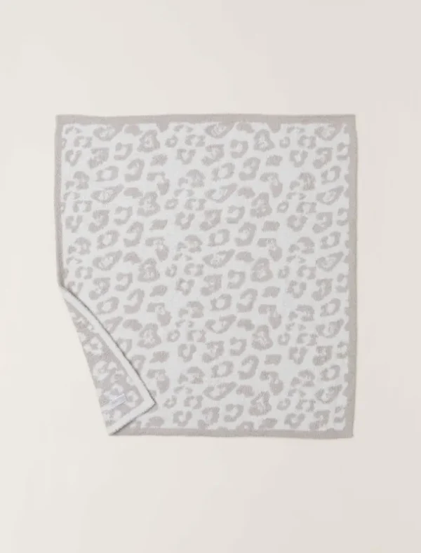 Barefoot Dreams CozyChic Barefoot in The Wild Baby Blanket - Stone / Cream