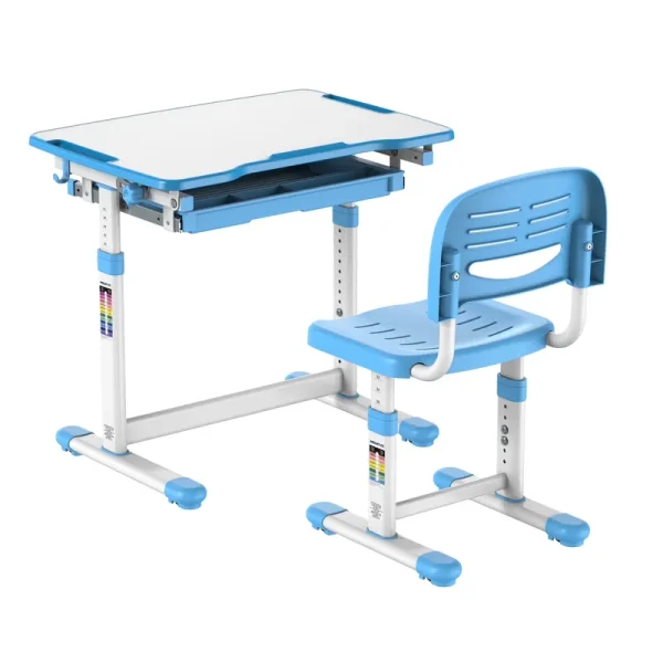 Mount - It! Kids Desk and Chair Set, Blue