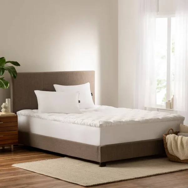 Serta Down Illusion Pillowtop King Mattress Topper White