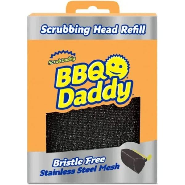 Scrub Daddy BBQ Daddy Bristle Free Grill Scrubber Refill, Black