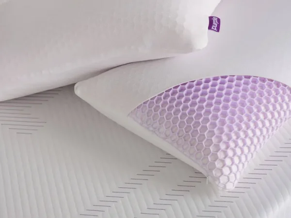 Purple Harmony Pillow, (26" x 17" x 6.5")