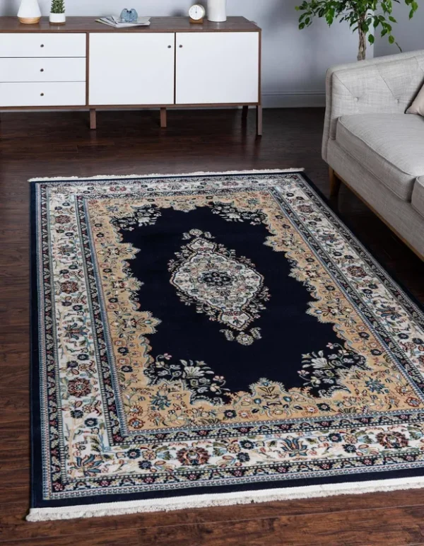 Unique Loom Windsor Narenj Area Rug (10' x 13' - Navy Blue)