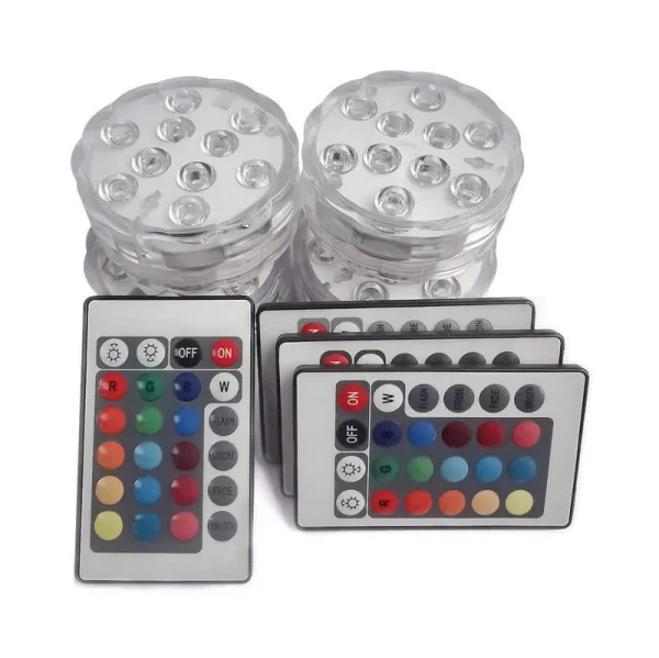Creatrek Submersible RGB Changing LED Tea Light Multicolor & Waterproof