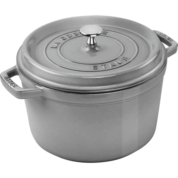 Staub 5-Quart Cast Iron Tall Cocotte - Graphite
