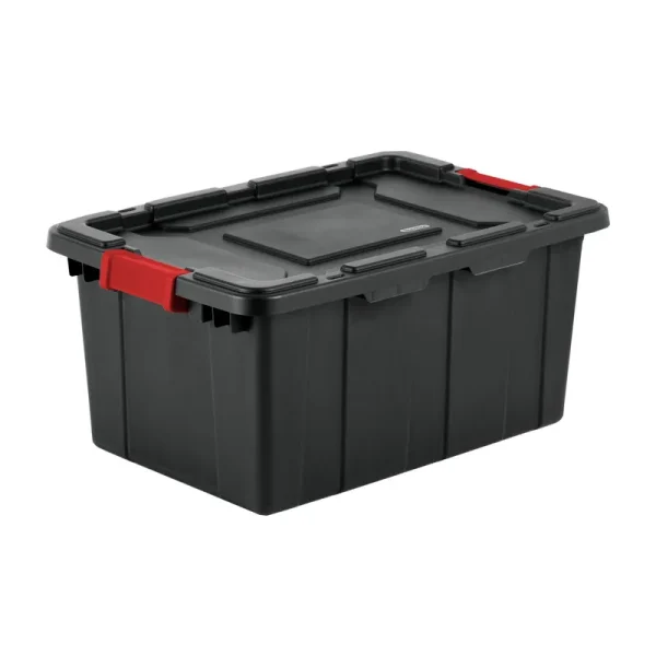 Sterilite 15 Gallon Black Industrial Tote