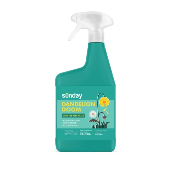 Sunday Dandelion Doom Broadleaf Herbicide Spot Treatment 32 oz.