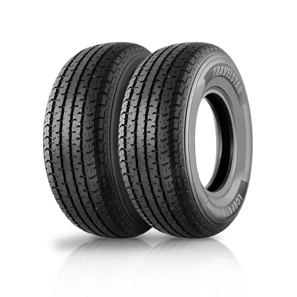 Travelstar Ecopath ST ST235/85R16 12 Ply 128M Load F Radial Trailer Tire - ST 235/85/16, Set of 2(Tire Only)
