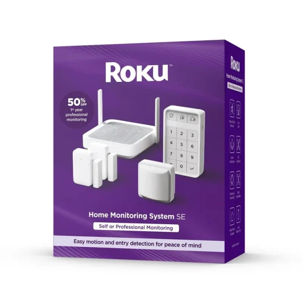 Roku Home Monitoring System SE - Self & Professional Home Monitoring