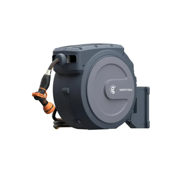 Retractable Plastic 90-ft Wall-Mount Hose Reel