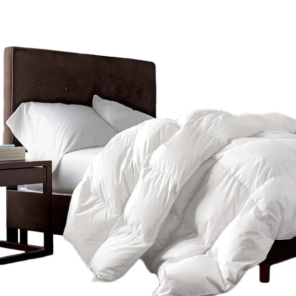 Egyptian Bedding Luxurious King/California King Size Siberian Goose Down Comforter, 1200 Thread