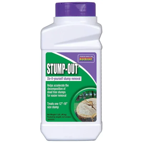 Bonide (BND272) - Ready to Use Stump-Out, Easy Chemical Stump Remover for Old Tree Stumps (1 lb.)