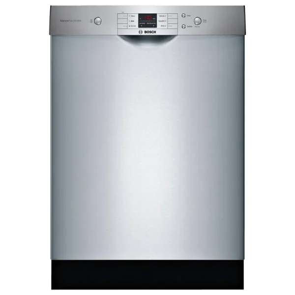 Bosch 100 Series 24" Built in Dishwasher-Stainless Steel-SHEM3AY55N