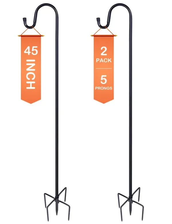 Shepherd-Hooks Adjustable for Bird-Feeder Lantern Plant-Hook Garden-Stake - Plan