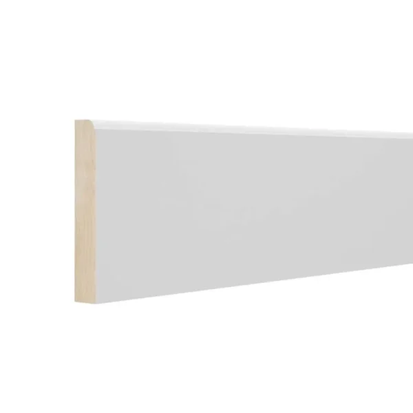 Hampton Bay Designer Series 4.5x96x0.625 in. Base Board Molding in White AMBB-WH