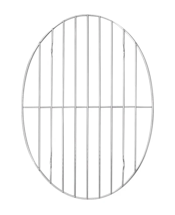 Harold Import Company Wire Oval Roast Rack, Chrome