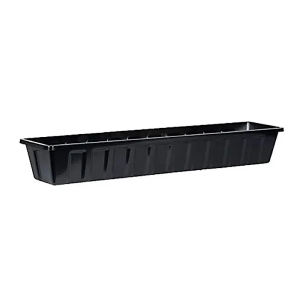 Novelty Poly-Pro Plastic Flower Box Planter - 36" Black