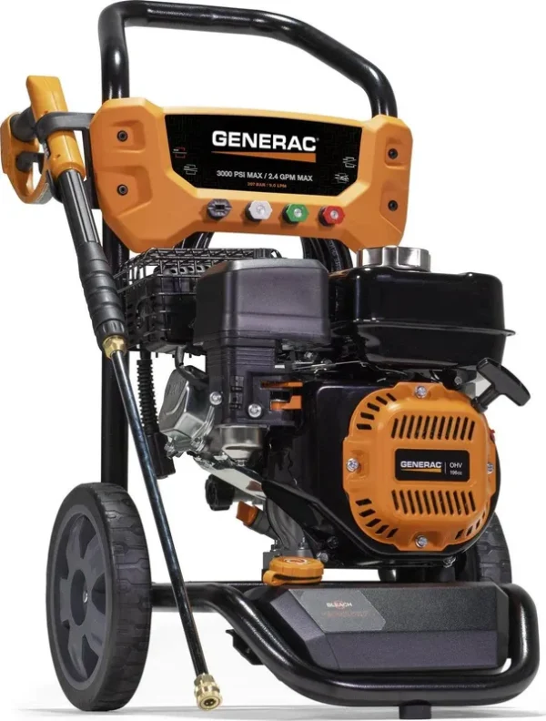 Generac 8896 3000 PSI 2.4GPM Gas Powered Residential Pressure Washer