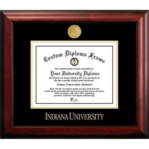 Campus Images In993ged Indiana University - Bloomington Gold Embossed Diploma Frame