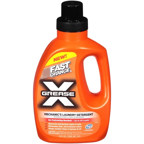 Permatex 22340-6PK Fast Orange Grease x Mechanic's Laundry Detergent, 40 fl. oz. (Pack of 6)