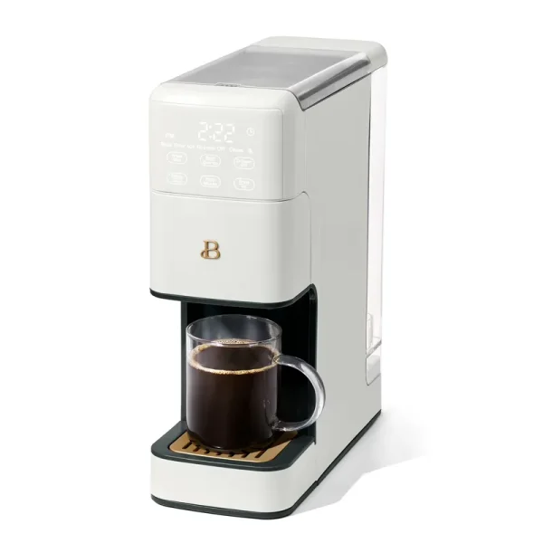 Beautiful Perfect Grind�?programmable Single Serve Coffee Maker, White Icing by Drew Barrymore