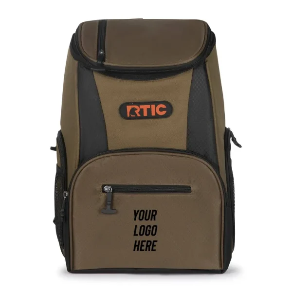 RTIC 15 Can Lightweight Backpack Insulated Cooler with Additional Storage Pockets, Olive, Size: 15 ct