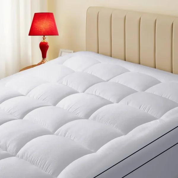 CozyLux Mattress Topper Full, 900GSM Extra Thick Mattress Pad for Back Pain Relief, Plush Mattress Cover Pillow Top Down Alternative Overfilled with