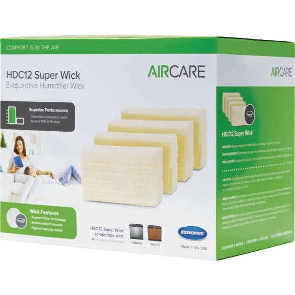 Essick Air Hdc12 Emerson Replacement MoistAir Wicking Humidifier Filter, 4-Pack