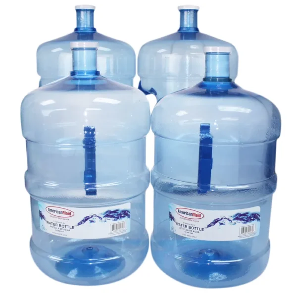 American Maid 5 Gallon/640 Fl Oz Water Bottle, Set of 4 (Not Filled)