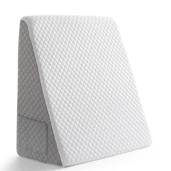 Sweet Home Collection Memory Foam Bed Wedge Pillow with Pockets