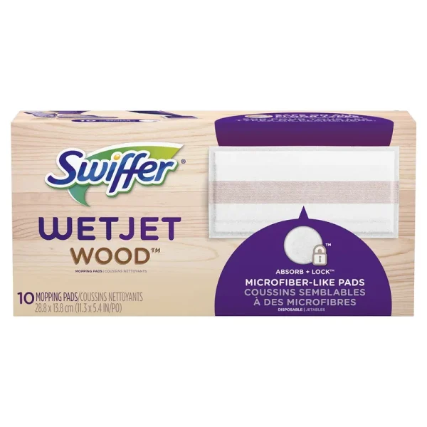 Swiffer 76562 WetJet Wood Mop Refill, 12 Count
