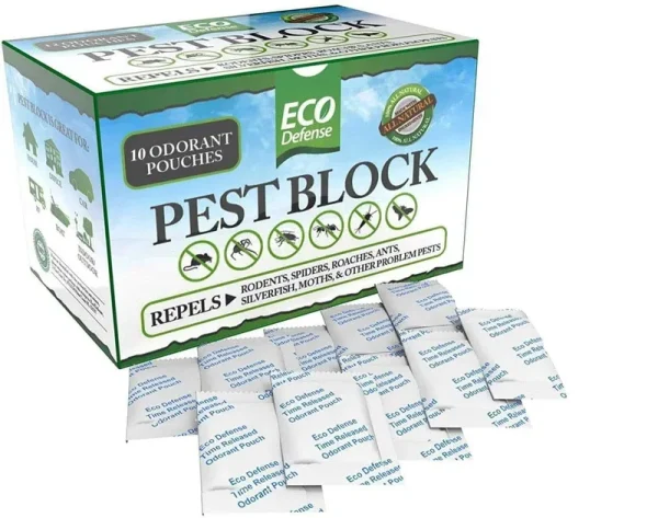 Eco Defense Pest Control Pouches All Natural Repels rodents Spiders Roaches Ants