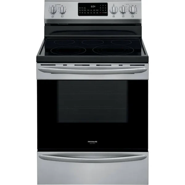 Frigidaire Gallery 30" Freestanding Electric Range with Air Fry Stainless Steel