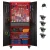71''H-1Drawer-Black/Red