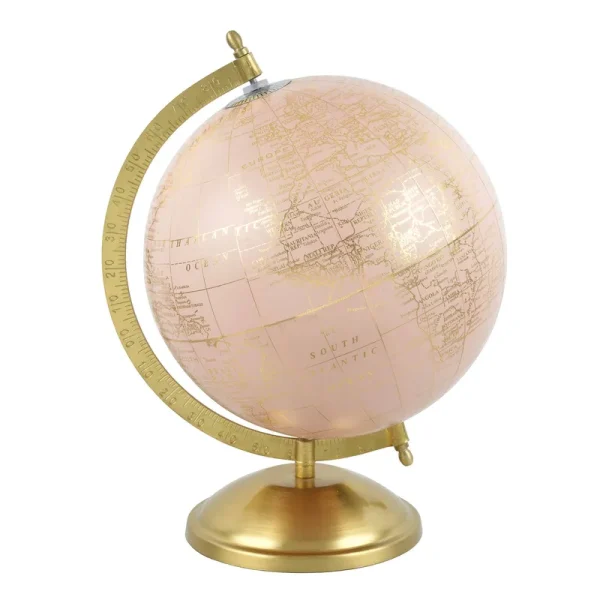 11.5 inch Rose Gold Tabletop Globe by Ashland-Spring Dcor, Size: 8�� x 8�� x 11.5��