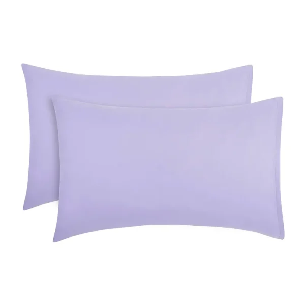 Everyday Kids 2-Pack Toddler Travel Pillowcases - Solid Purple