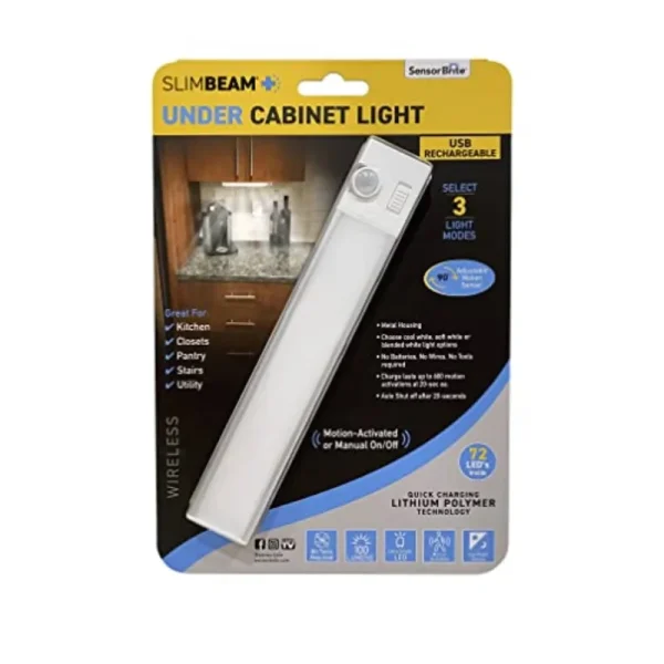 Sensor Brite SlimBeam Cabinet Light, Under, Wireless