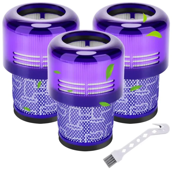 Rebirthcare Vacuum Filters Replacement for Dyson V11 Torque Drive V11 Animal V11 Extra V15 Detect, Replacement Part #970013-02, 3 Pack