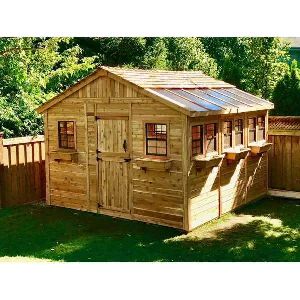 Outdoor Living Today SSGS1212 Sunshed Garden Shed, 12' x 12'