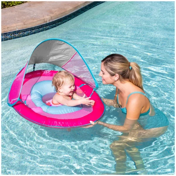 Swimways Baby Spring Float Sun Canopy - Pink