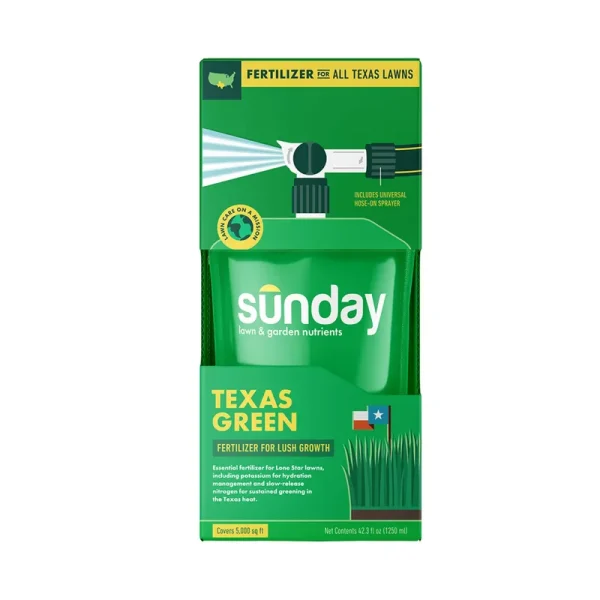 Sunday Texas Green 5,000 Sq. ft. Liquid Lawn Fertilizer 42.3 oz 22-0-2