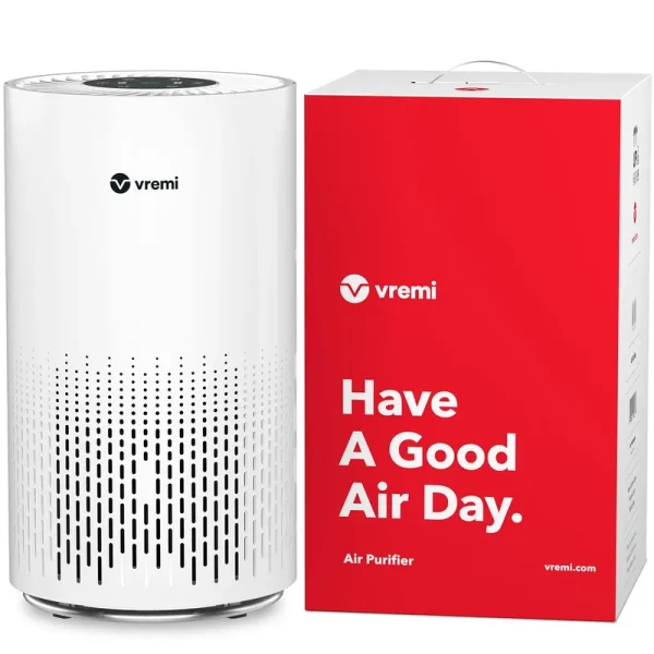 Vremi Premium True HEPA Air Purifier for Large Rooms - Removes 99.97% of Airborne Particles with H13, Activated Carbon and 3-Stage Filtration - Have