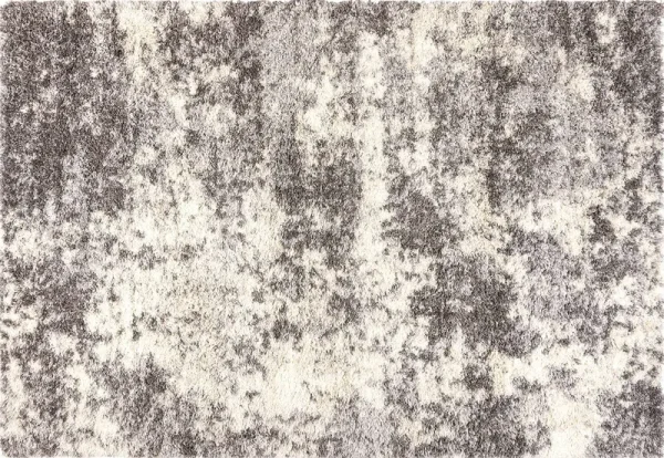Gertmenian Anjou 5 x 7 Patmos Gray Indoor Abstract Area Rug | 17961