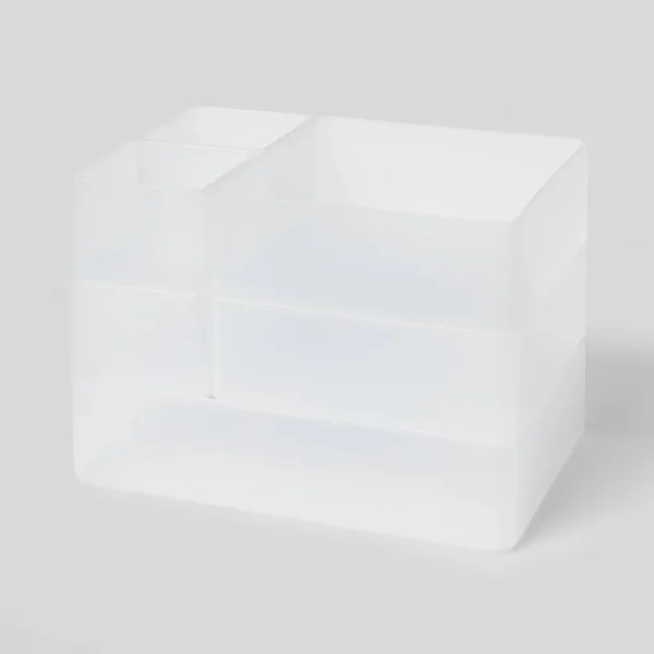 6pc Plastic Drawer Organizer Clear - Brightroom