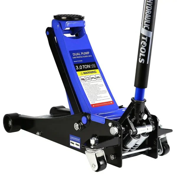3 Ton Floor Jack. Hydraulic Low Profile Car Jack. Heavy Duty Steel Hydraulic Jack Floor Jack with Dual Piston Quick Lift Pump. Lifting Range 5.1′′-20′′