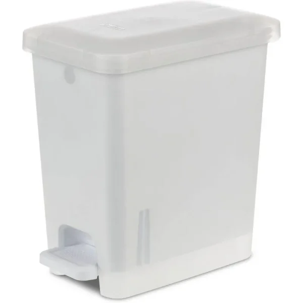 Brightroom Step Trash Can - Clear - 2.7 Gal