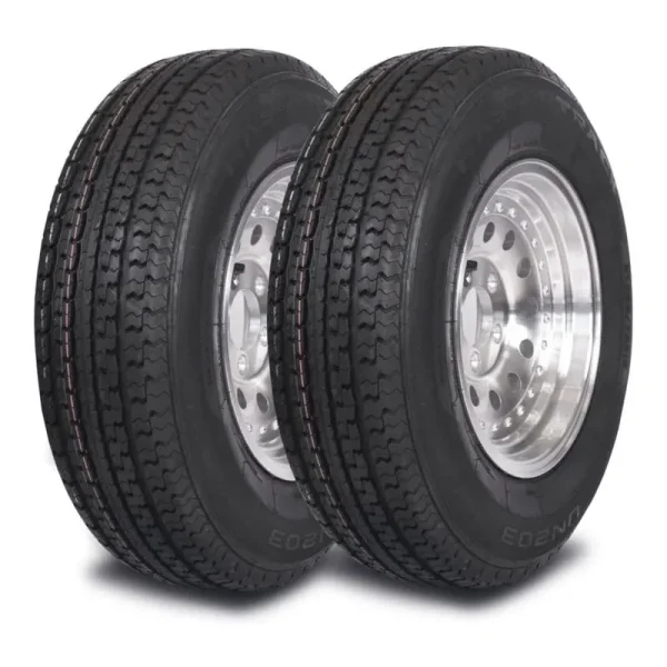 Mastertrack UN203 ST175/80R13 6 Ply 91/87N Load Range C Radial Trailer Tire - ST 175/80/13 175/80R13, Set of 2 (No Wheels)