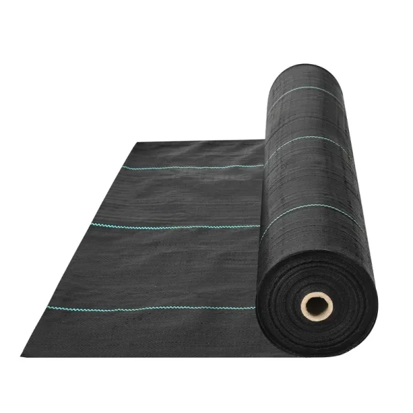VEVOR Weed Barrier Landscape Fabric 5 x 250 ft. Heavy Duty Woven PP Weed Control Mat