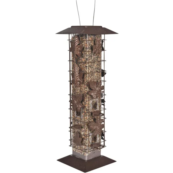 Perky Pet Squirrel Be Gone Wild Bird Feeder, Brown, 2 lb