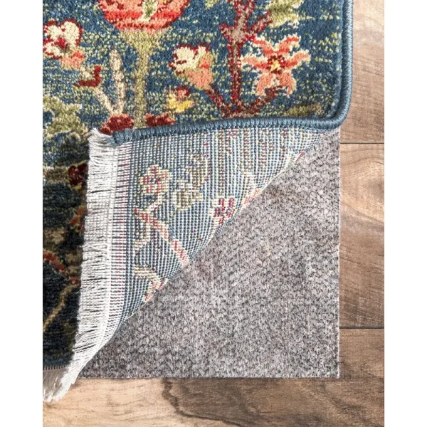 nuLOOM Premium Eco-Friendly Gray Rug Pad, Grey, 2x12 ft