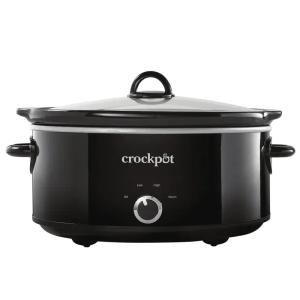 Crock-pot 7 Quart Manual Black Slow Cooker